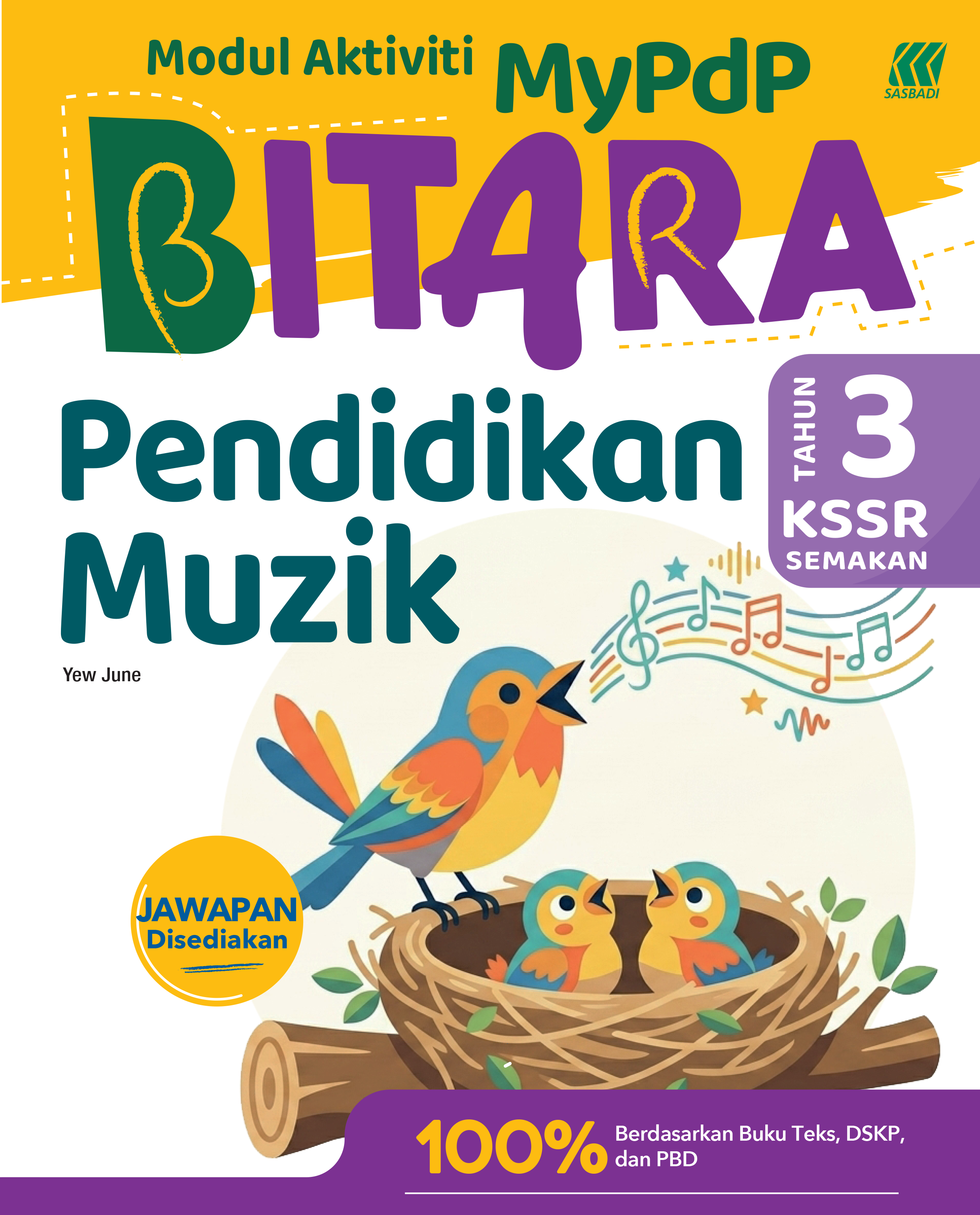 MyPdP BITARA KSSR Muzik Tahun 3 (NM) Cover